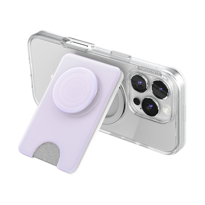 Opalescent White — MagSafe Kick-Out PopWallet+ & Stand - US 70479