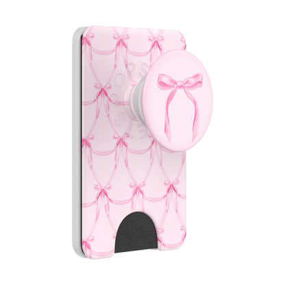 Satin Bow Blush — MagSafe PopWallet+ - US 58497
