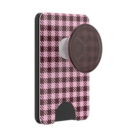 Black Cherry Gingham — MagSafe PopWallet+ - US 21133