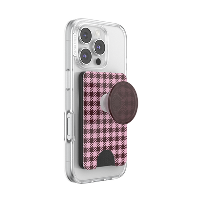 Black Cherry Gingham — MagSafe PopWallet+ - US 21133
