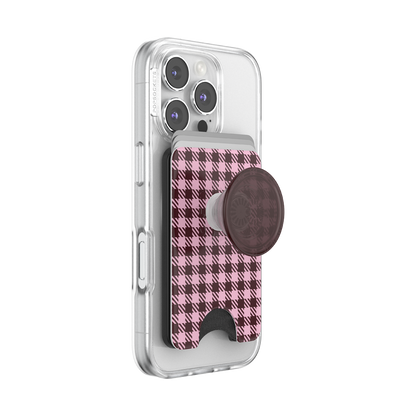 Black Cherry Gingham — MagSafe PopWallet+ - US 75910