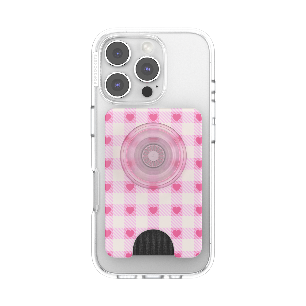 Blush Gingham — MagSafe PopWallet+ - US 16494