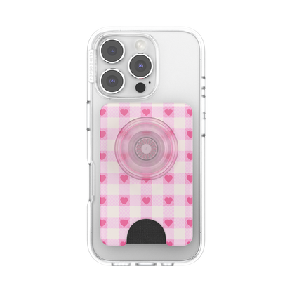 Blush Gingham — MagSafe PopWallet+ - US 06425
