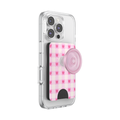 Blush Gingham — MagSafe PopWallet+ - US 09004