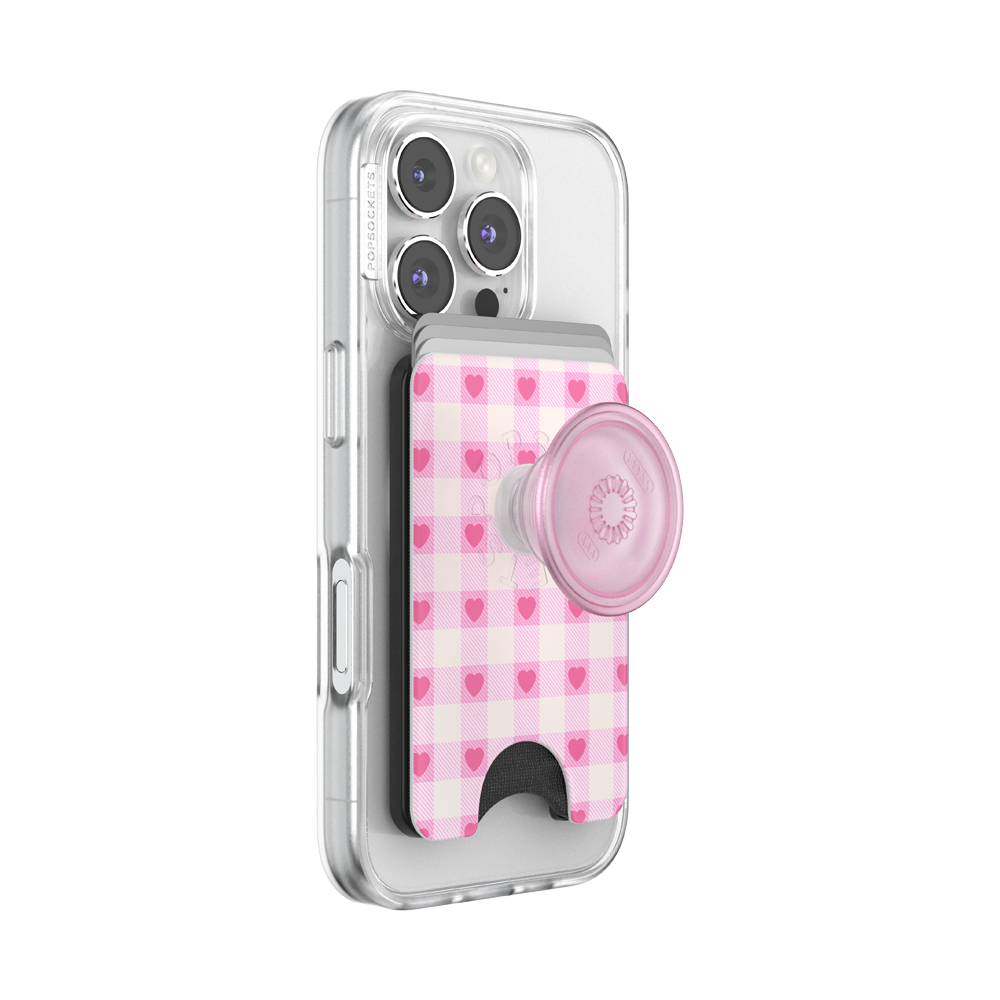 Blush Gingham — MagSafe PopWallet+ - US 09004