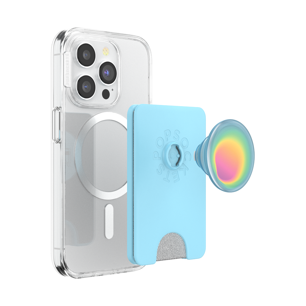 Butterfly Pea Blue Boca Aura — MagSafe PopWallet+ - US 87700