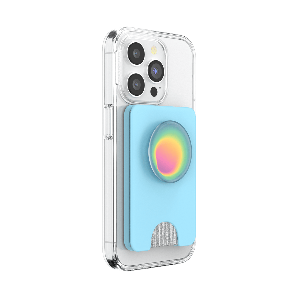 Butterfly Pea Blue Boca Aura — MagSafe PopWallet+ - US 00660
