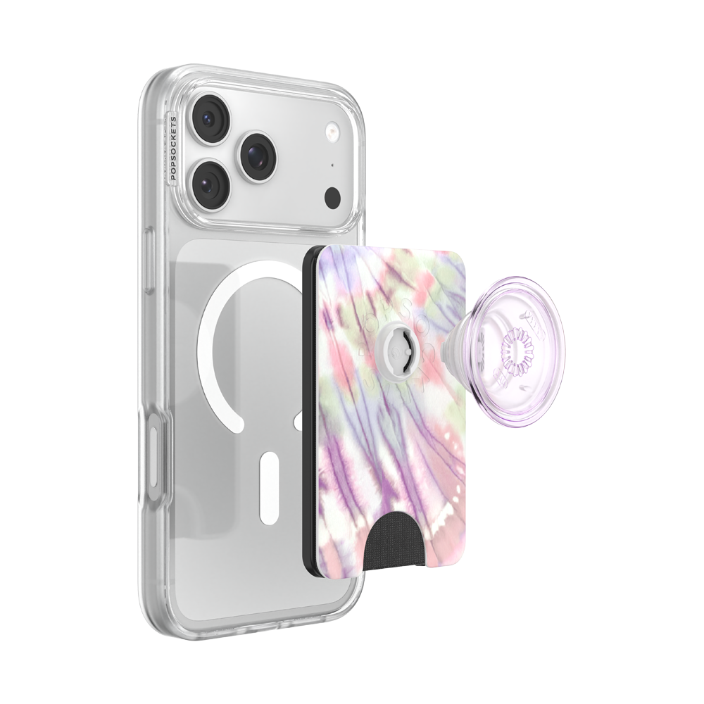 Coastal Tie-Dye Purple — MagSafe PopWallet+ - US 52543