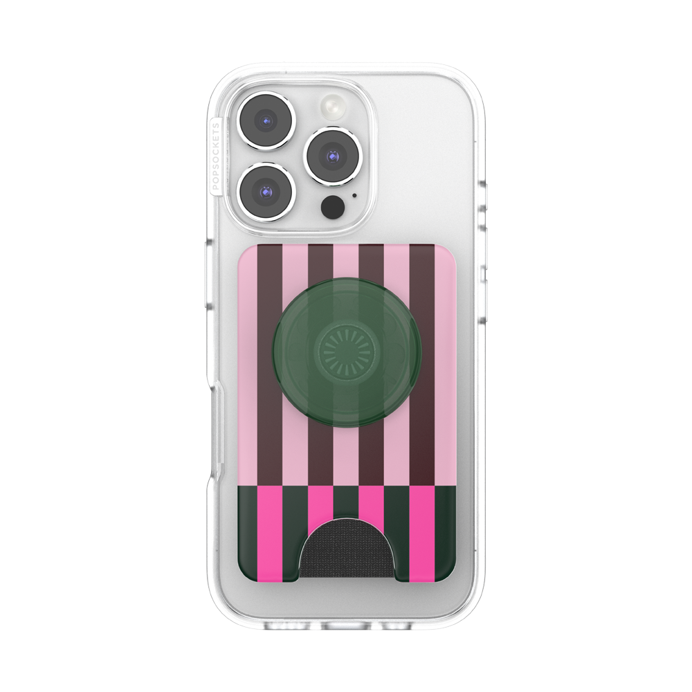 Pop of Pink Stripe — MagSafe PopWallet+ - US 05722