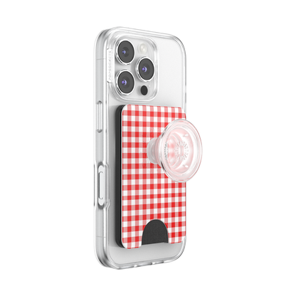 Red Gingham — MagSafe PopWallet+ - US 65005