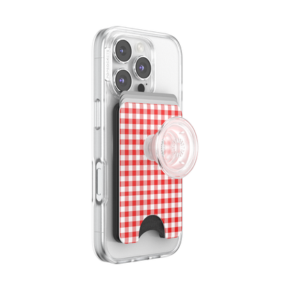 Red Gingham — MagSafe PopWallet+ - US 04765