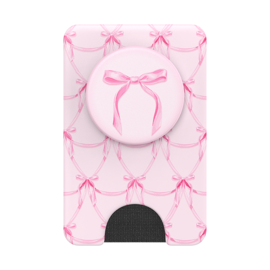 Satin Bow Blush — MagSafe PopWallet+ - US 31512