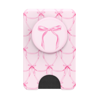 Satin Bow Blush — MagSafe PopWallet+ - US 27666