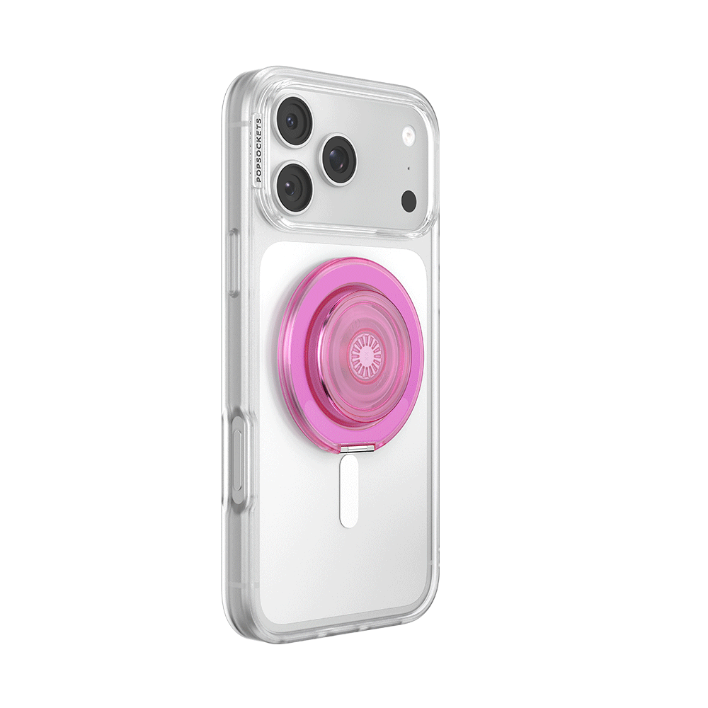 Translucent Baby Pink — MagSafe Kick-Out Grip & Stand - US 08243