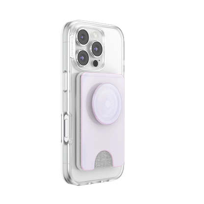 Opalescent White — MagSafe Kick-Out PopWallet+ & Stand - US 01514