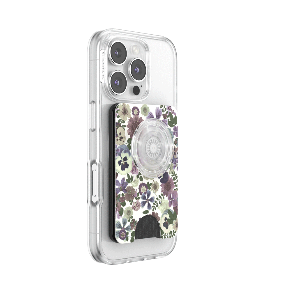Pressed Flower — MagSafe Kick-Out PopWallet+ & Stand - US 49040