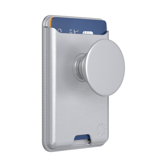 Silver — Softgoods MagSafe PopWallet+ - US 26740