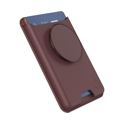 Aluminum Oxblood — Softgoods MagSafe PopWallet+ - US 50509