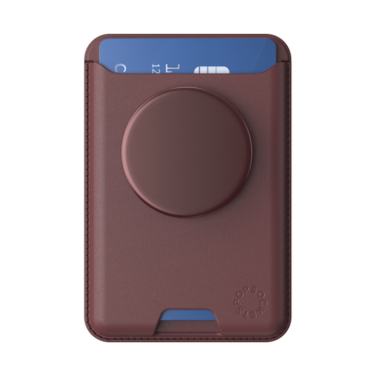 Aluminum Oxblood — Softgoods MagSafe PopWallet+ - US 87017