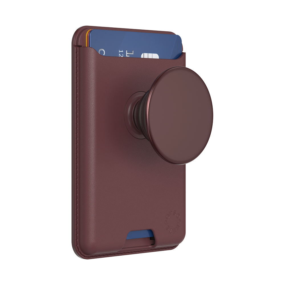 Aluminum Oxblood — Softgoods MagSafe PopWallet+ - US 64350