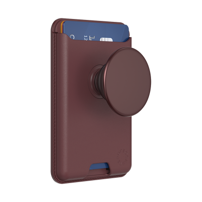 Aluminum Oxblood — Softgoods MagSafe PopWallet+ - US 87017