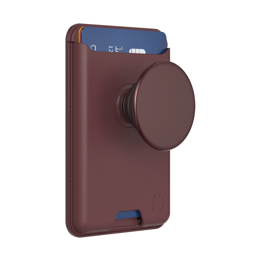Aluminum Oxblood — Softgoods MagSafe PopWallet+ - US 50509
