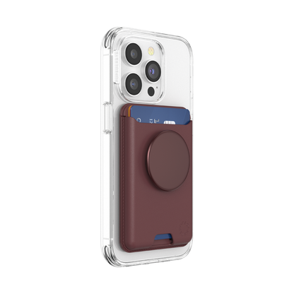 Aluminum Oxblood — Softgoods MagSafe PopWallet+ - US 98368