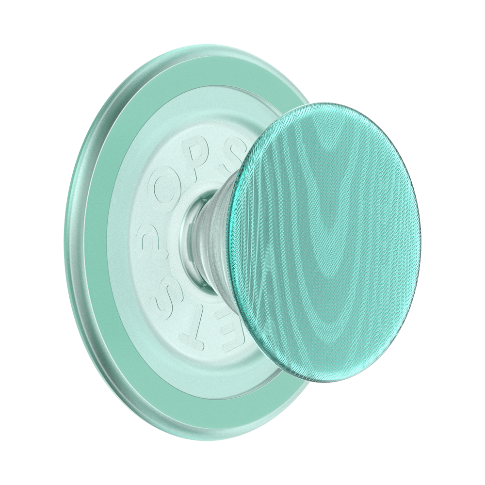 Aluminum Moire Turquoise — MagSafe PopGrip - US 98402