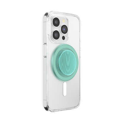 Aluminum Moire Turquoise — MagSafe PopGrip - US 98402