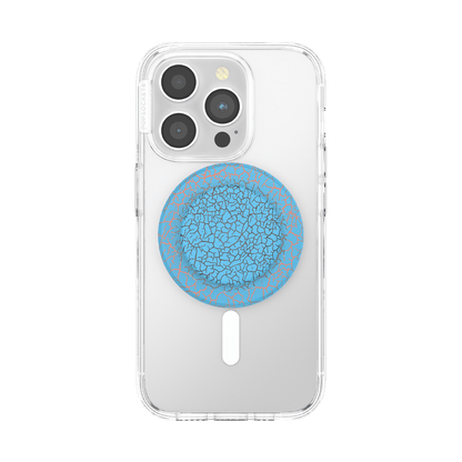 Crackle Denali Printed Orange Zest — MagSafe PopGrip - US 16602