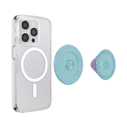 Crackle Reef Printed Sugar Plum — MagSafe PopGrip - US 72423