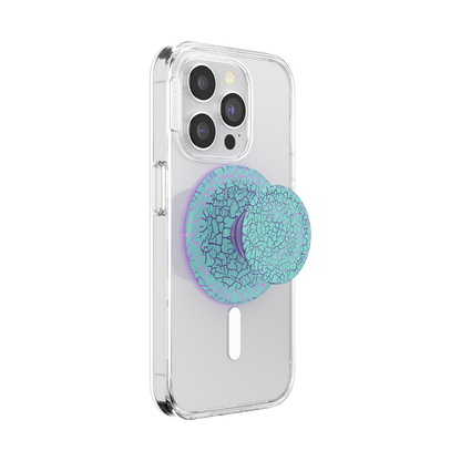 Crackle Reef Printed Sugar Plum — MagSafe PopGrip - US 72423