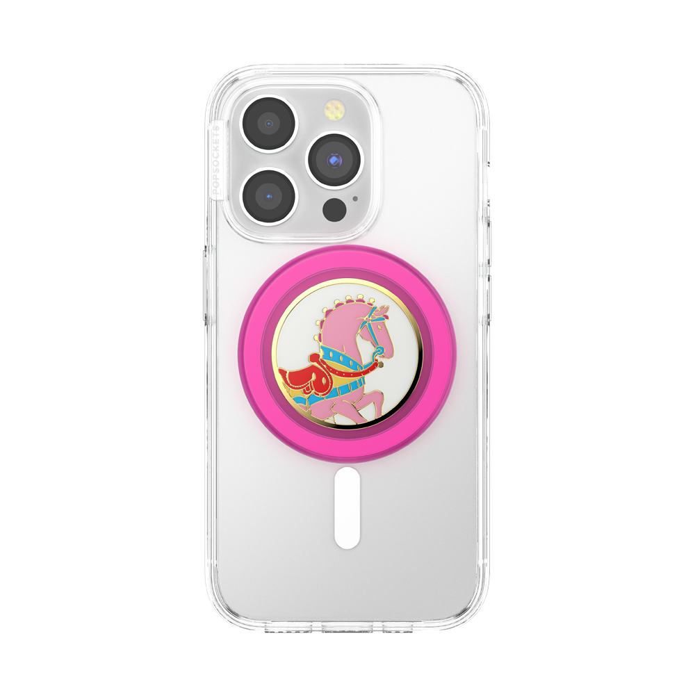 Enamel Carousel Pony — MagSafe PopGrip - US 21877