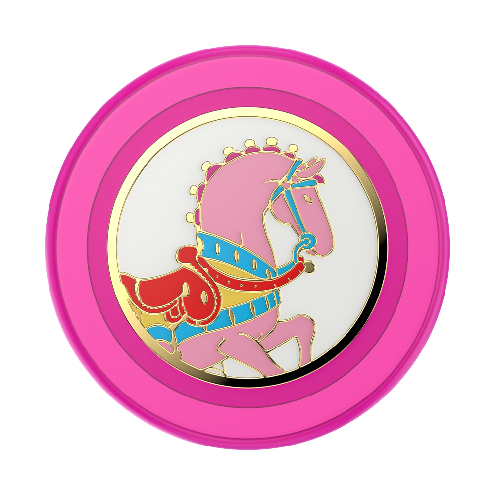 Enamel Carousel Pony — MagSafe PopGrip - US 46261