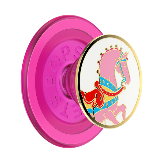 Enamel Carousel Pony — MagSafe PopGrip - US 70668