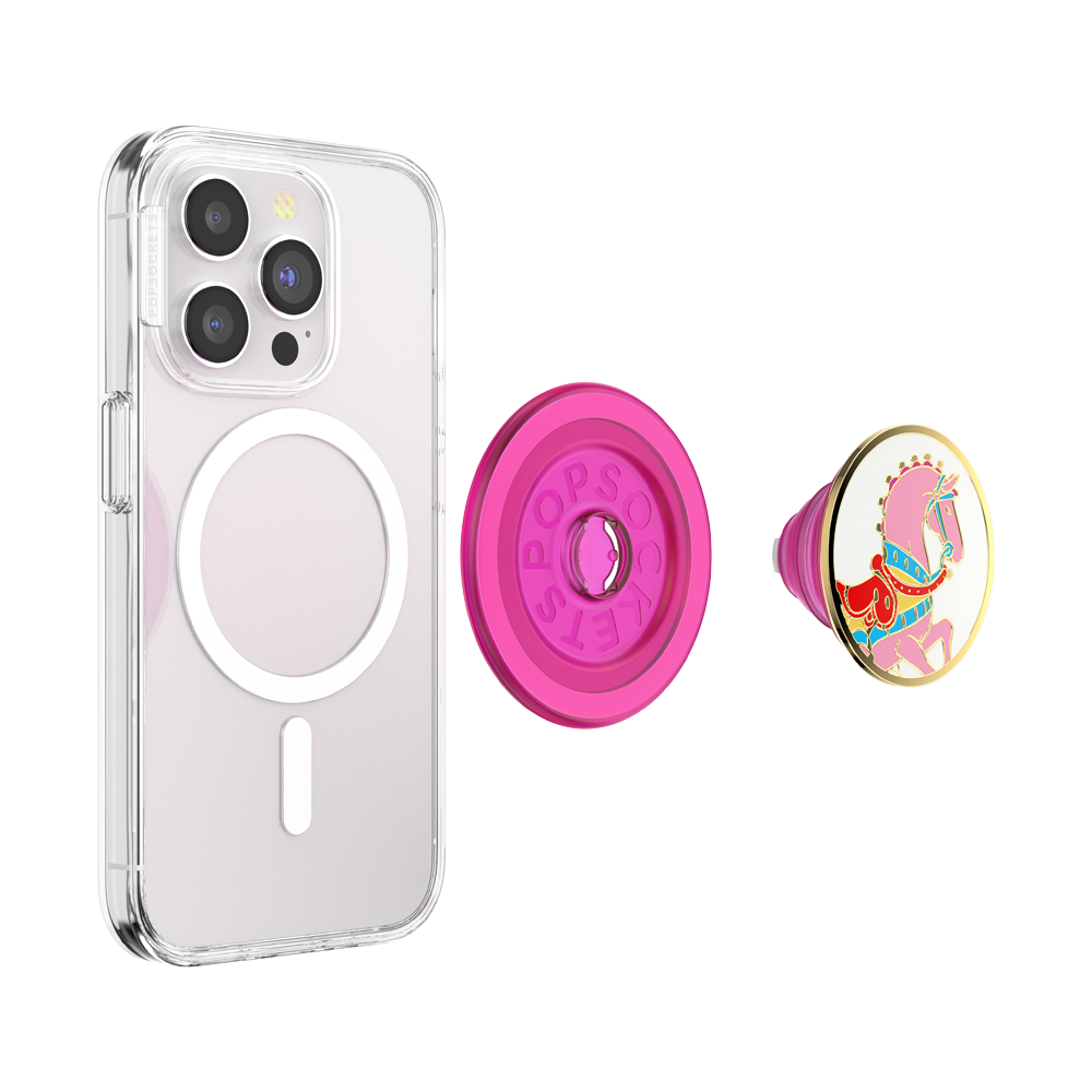 Enamel Carousel Pony — MagSafe PopGrip - US 40885