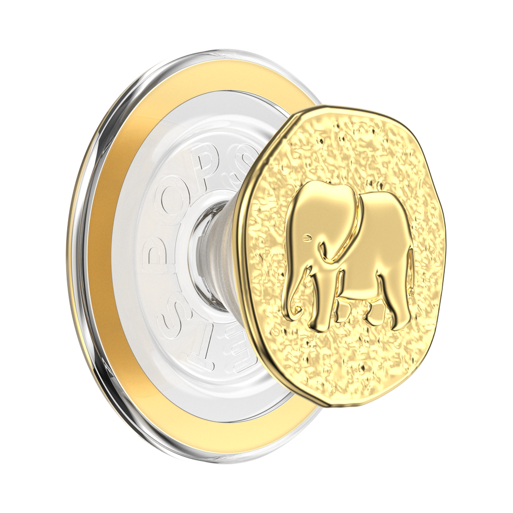 Enamel Elephant Token — MagSafe PopGrip - US 07130