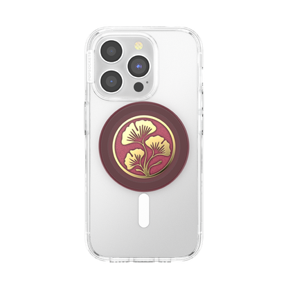 Enamel Ginkgo Oxblood — MagSafe PopGrip - US 57515