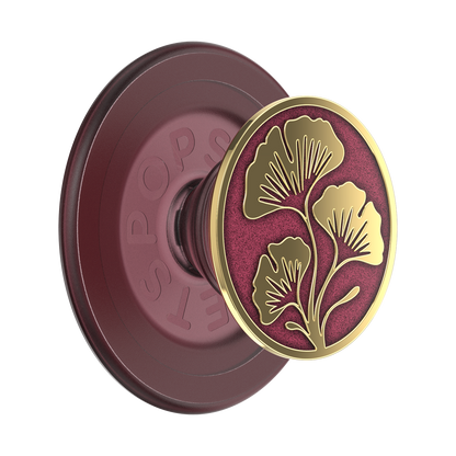 Enamel Ginkgo Oxblood — MagSafe PopGrip - US 23844