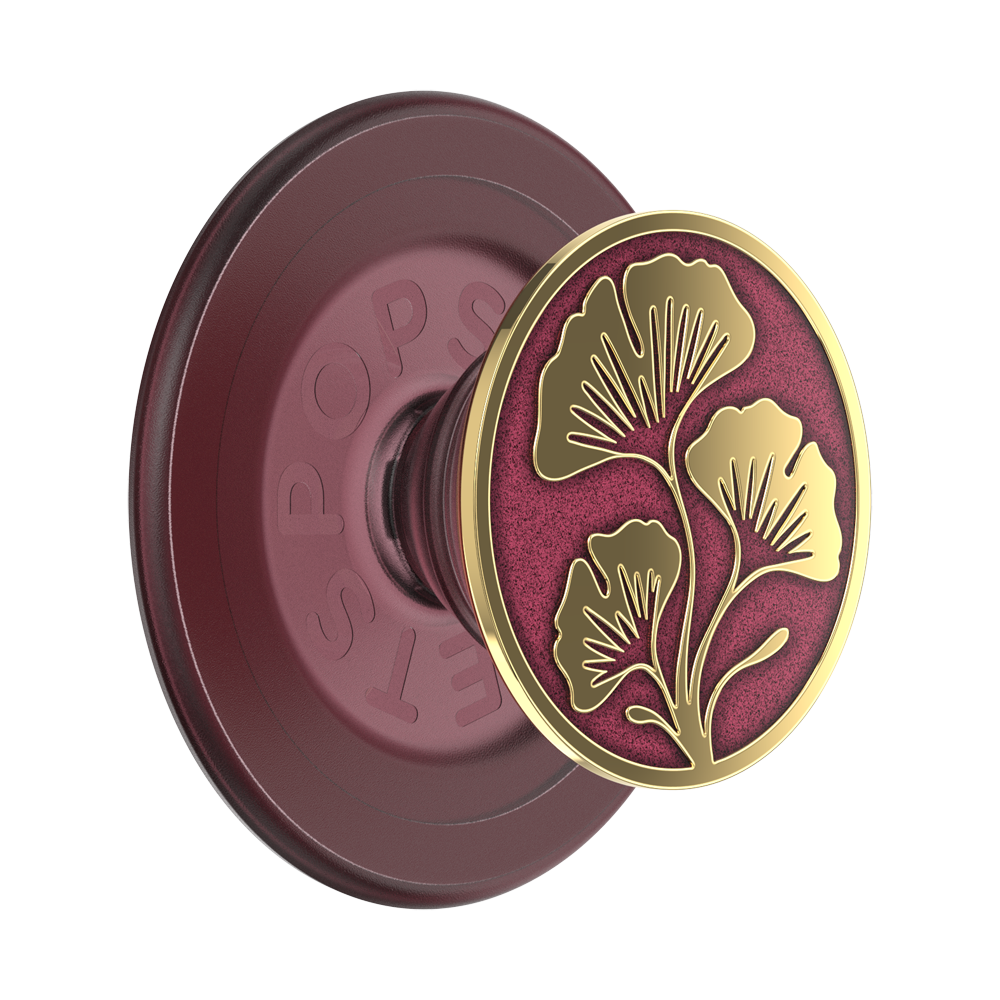 Enamel Ginkgo Oxblood — MagSafe PopGrip - US 13365