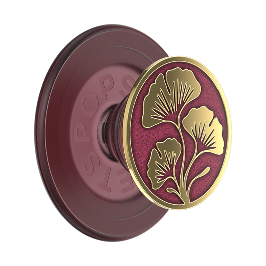 Enamel Ginkgo Oxblood — MagSafe PopGrip - US 13365