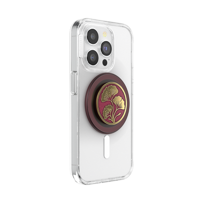 Enamel Ginkgo Oxblood — MagSafe PopGrip - US 57515