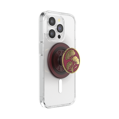 Enamel Ginkgo Oxblood — MagSafe PopGrip - US 34043