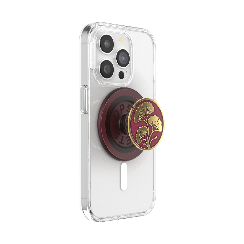 Enamel Ginkgo Oxblood — MagSafe PopGrip - US 82013