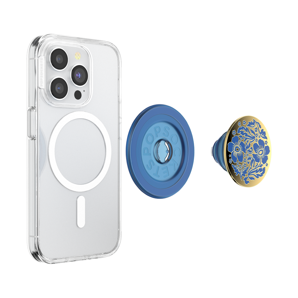 Enamel Lace Blue Vermeer — MagSafe PopGrip - US 73068