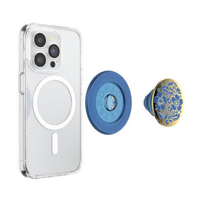Enamel Lace Blue Vermeer — MagSafe PopGrip - US 73068