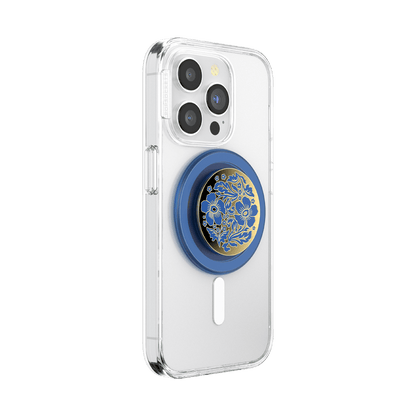 Enamel Lace Blue Vermeer — MagSafe PopGrip - US 04166