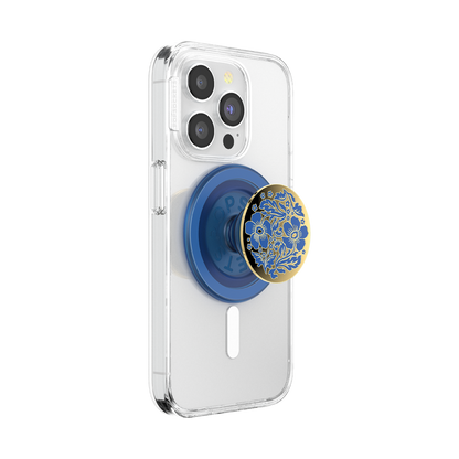 Enamel Lace Blue Vermeer — MagSafe PopGrip - US 67574