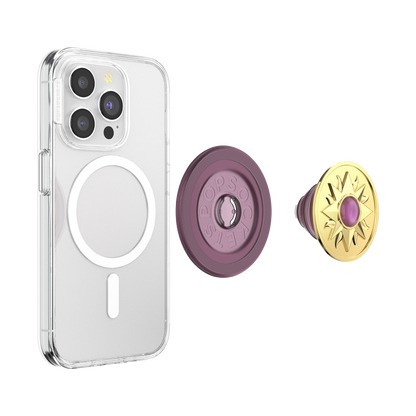 Enamel Sun Jewel Mauve — MagSafe PopGrip - US 60390
