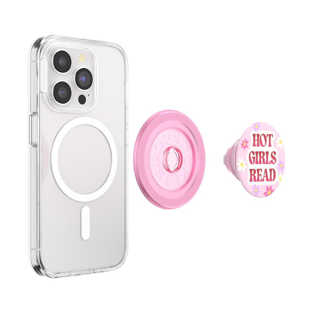 Hot Girls Read Pink — MagSafe PopGrip - US 24311